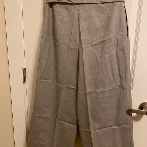 Club Monaco Grey Wide Leg Trousers - Picture 4 of 4
